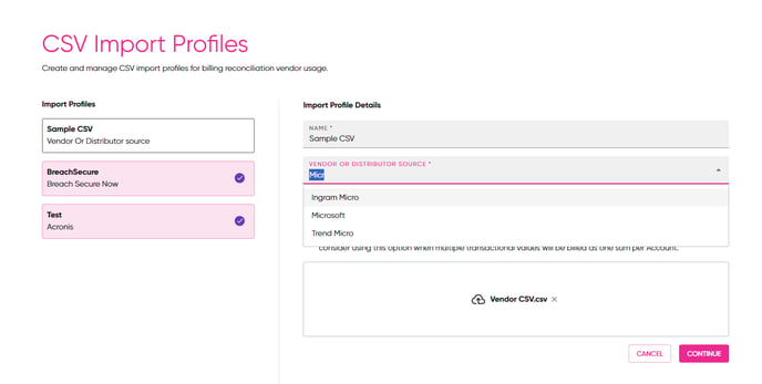 CSV_profile_creation_and_editing_page